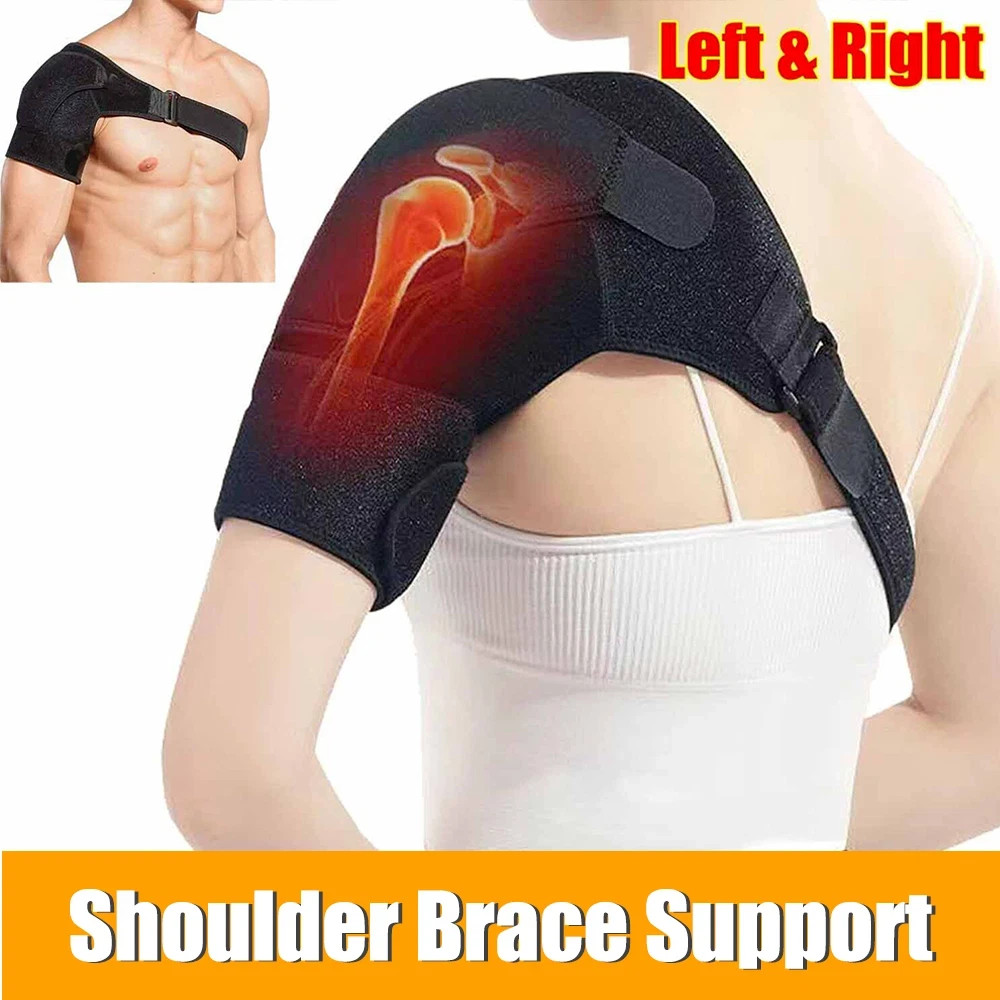 Adjustable Shoulder Brace Rotator Cuff Support Pain Relief Left/Right Sports 🩺