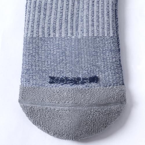 Bamboo Viscose Graduated Compression Socks for Women&Men – Medium Purple&grey