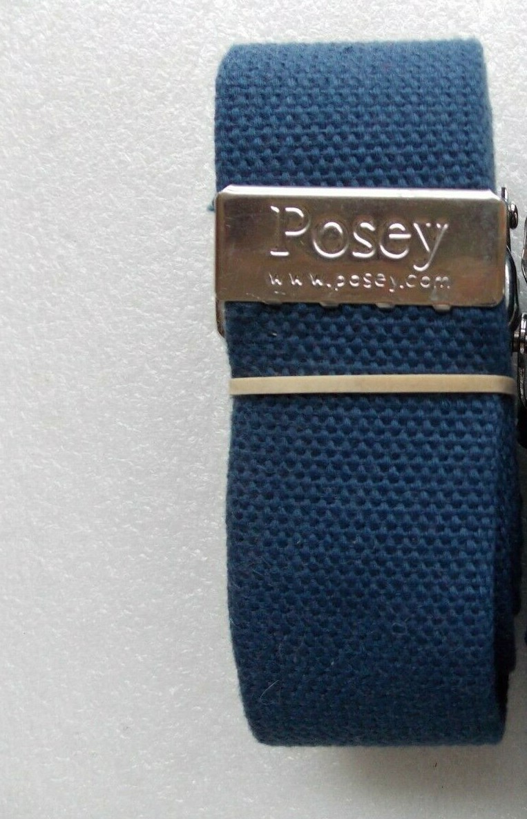 Posey Gait Belt Patient Transfer #6528 Navy Blues 2″x 52″