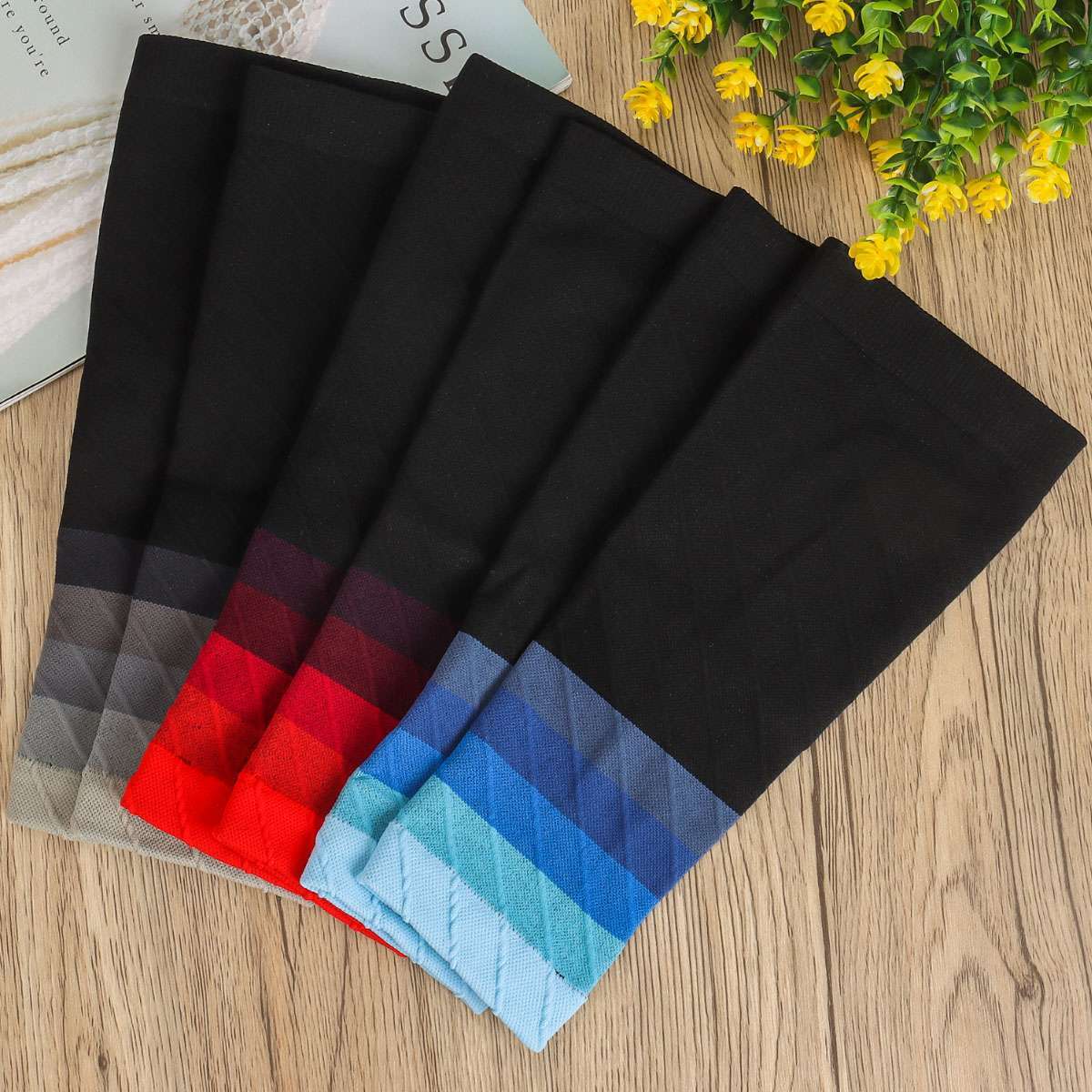 Calf Sleeves Leg Support Compression Socks Running Shin Splint Varicose Vein
