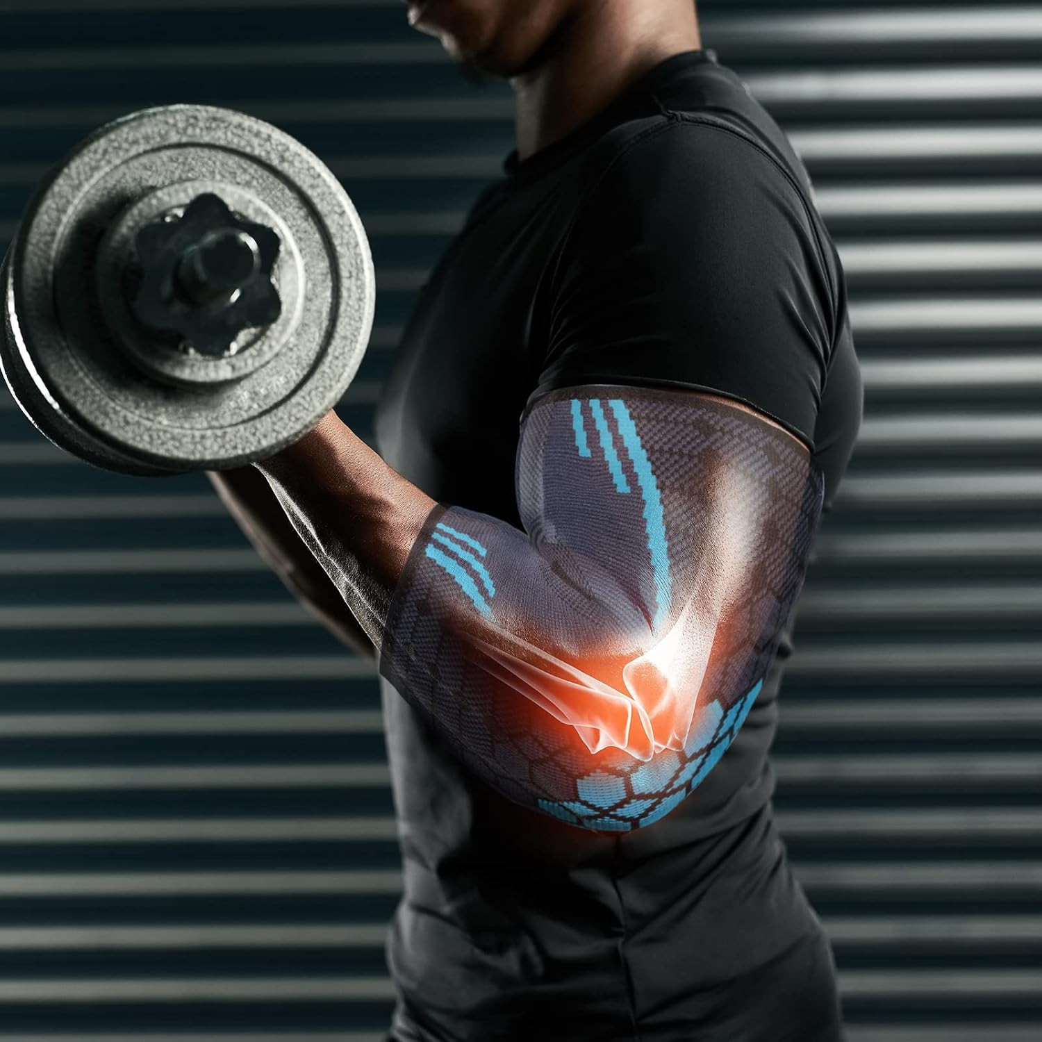 Elbow Compression Sleeve, Elbow Brace Elbow Sleeve Elbow Support Elbow Pads, Ten
