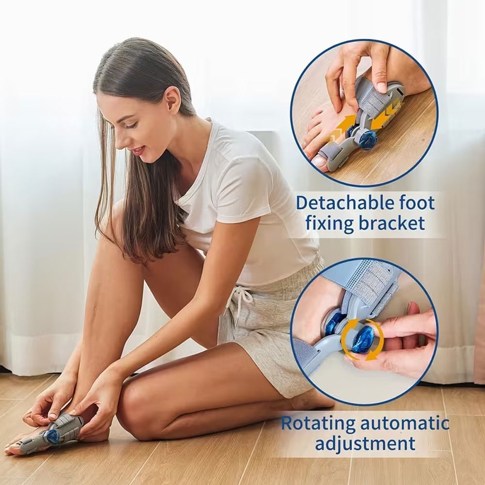 2PCS Bunion Fix Toe Valgus Corrector Adjustable Orthosis Women Men Splints