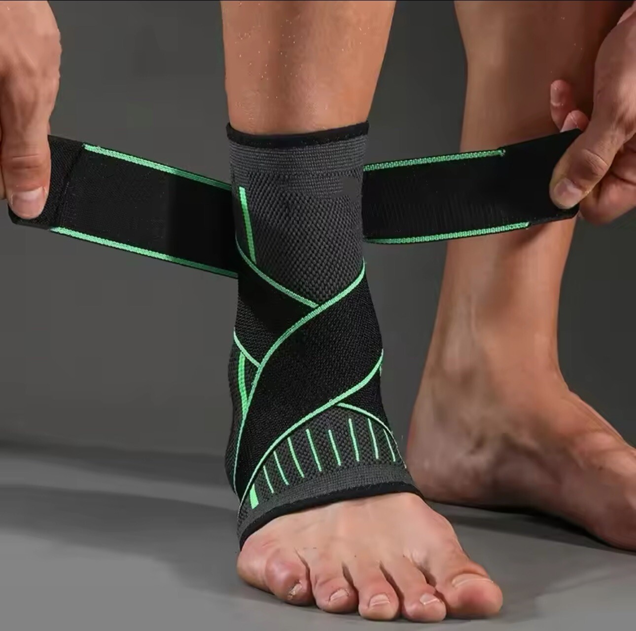 Ankle Brace Support Compression Sleeve Plantar Stabilizer Pain Relief Foot Wrap