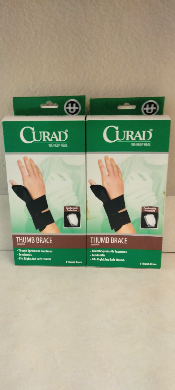 CURAD THUMB BRACE NEW RIGHT AND LEFT HAND