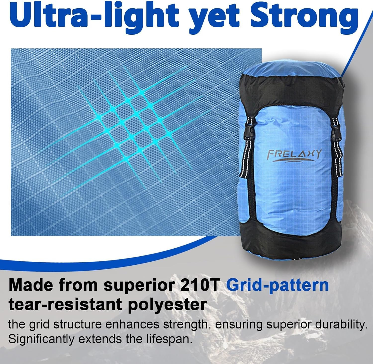 Compression Sack, 40% More Storage! 11L/18L/30L/45L/52L Compression Stuff Sack,