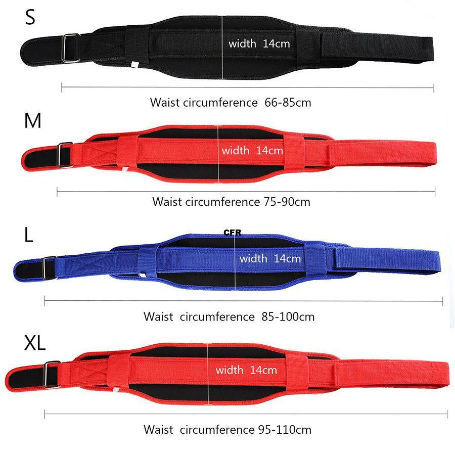 Adjustable Lumbar Support Lower Waist Back Belt Brace Gym Pain Relief Men Women
