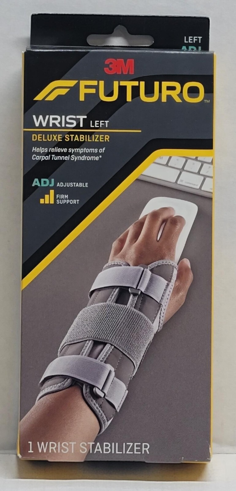 New Futuro Adjustable Deluxe Wrist Stabilizer ~Left Wrist~ Check It Out!