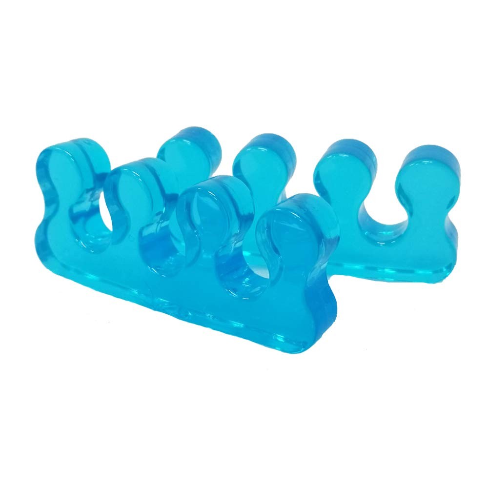 One Pair Yoga Toes Blue Toe Stretcher & Toe Separator Stop Foot Pain and Boost A