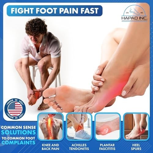 Heel Lifts for Men & Women – 9/16″ Height, 2.5″ Width (Pack of 3) – Supportive S