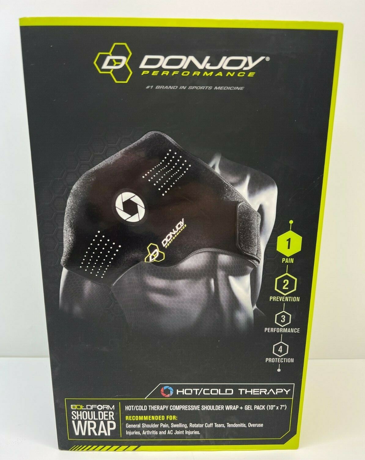 Donjoy Performance Coldform Hot Cold Therapy Shoulder Wrap pack Ice Pad Read