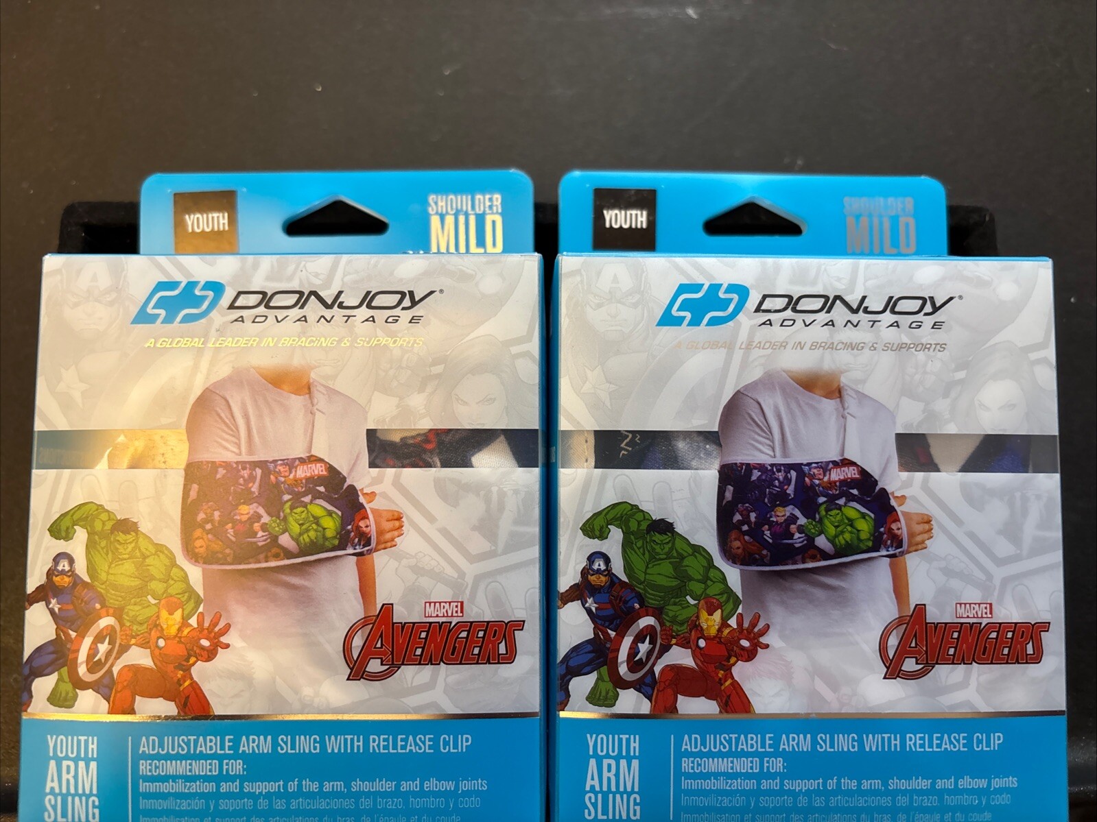 x2 Donjoy Youth Arm Sling Marvel’s Avengers
