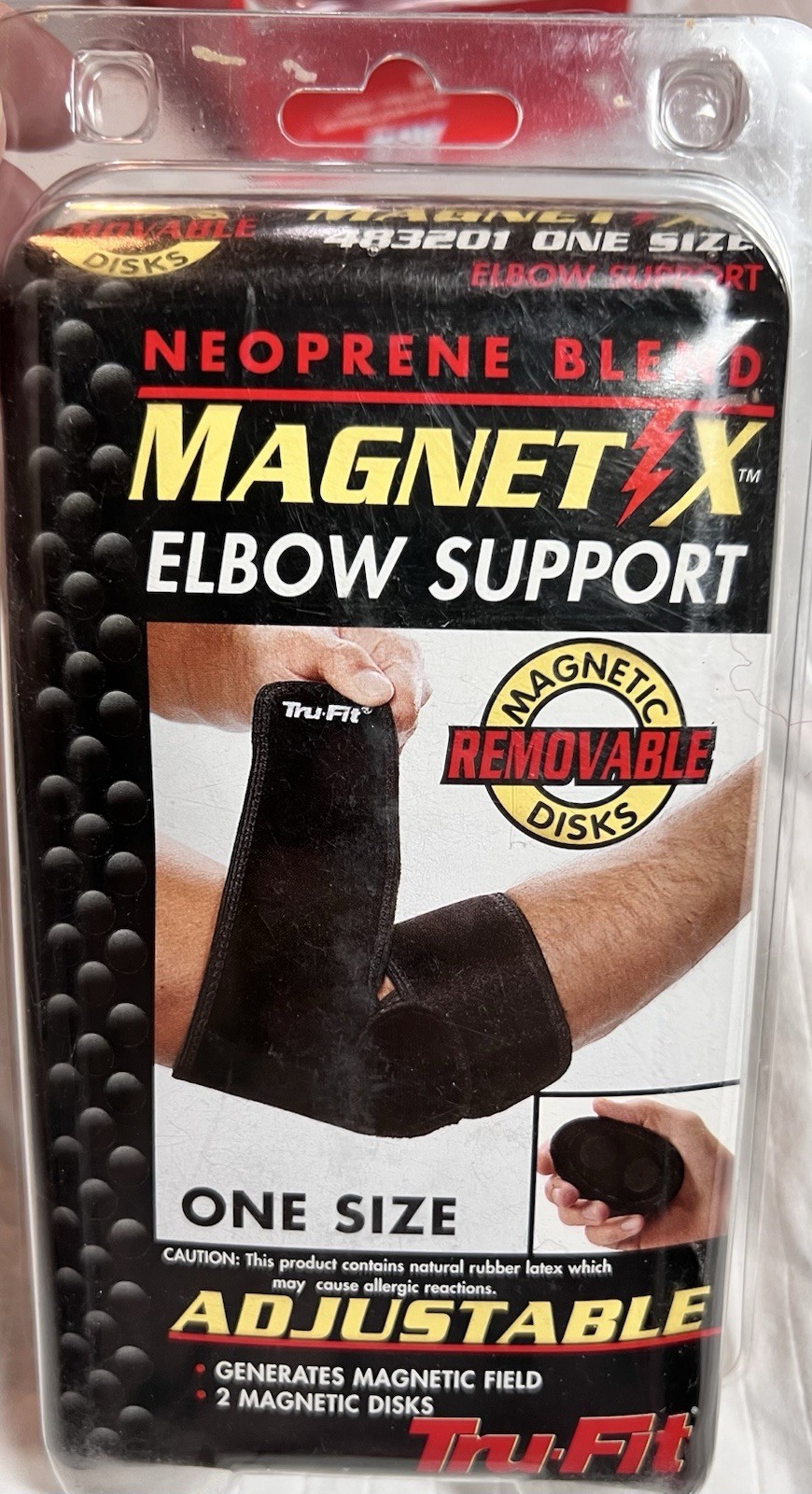 Tru-Fit Magnet X Neoprene Elbow Brace, Removable Magnets, One Size