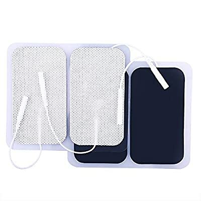 TENS Unit Replacement Pads Large Electrodes Rectangular Pads 40 Pcs 2″ x 3.5″
