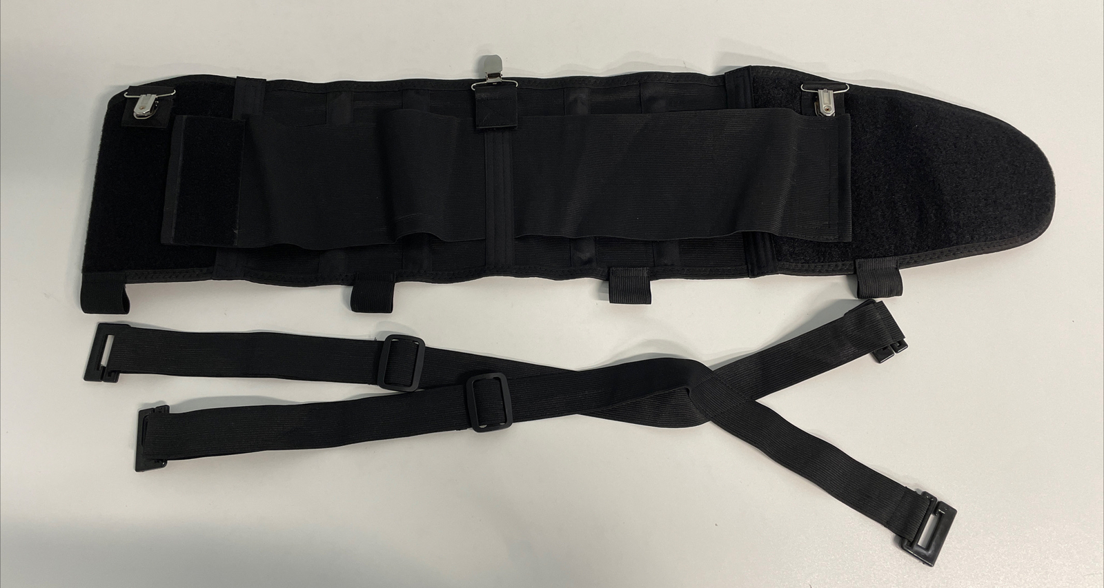 NeoTech Care Lumbar Brace Removable Pants Clips & Detachable Suspenders SMALL
