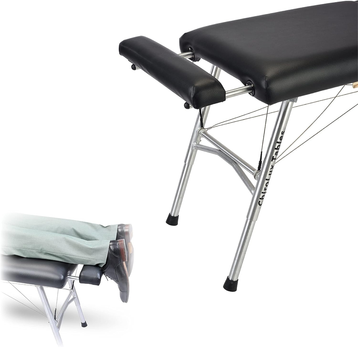 Foldable Leg Extension for Chiropractic Tables – 8″ Extra Length, Foam Comfort