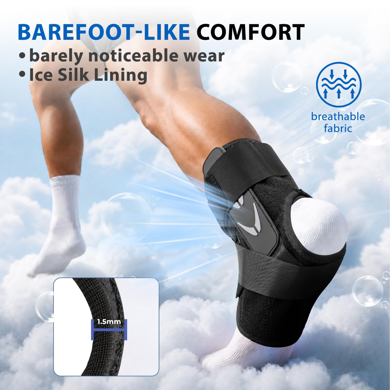 Ankle Brace for Men & , Adjustable Lace-Up Ankle for Sprained Ankle Recovery,…