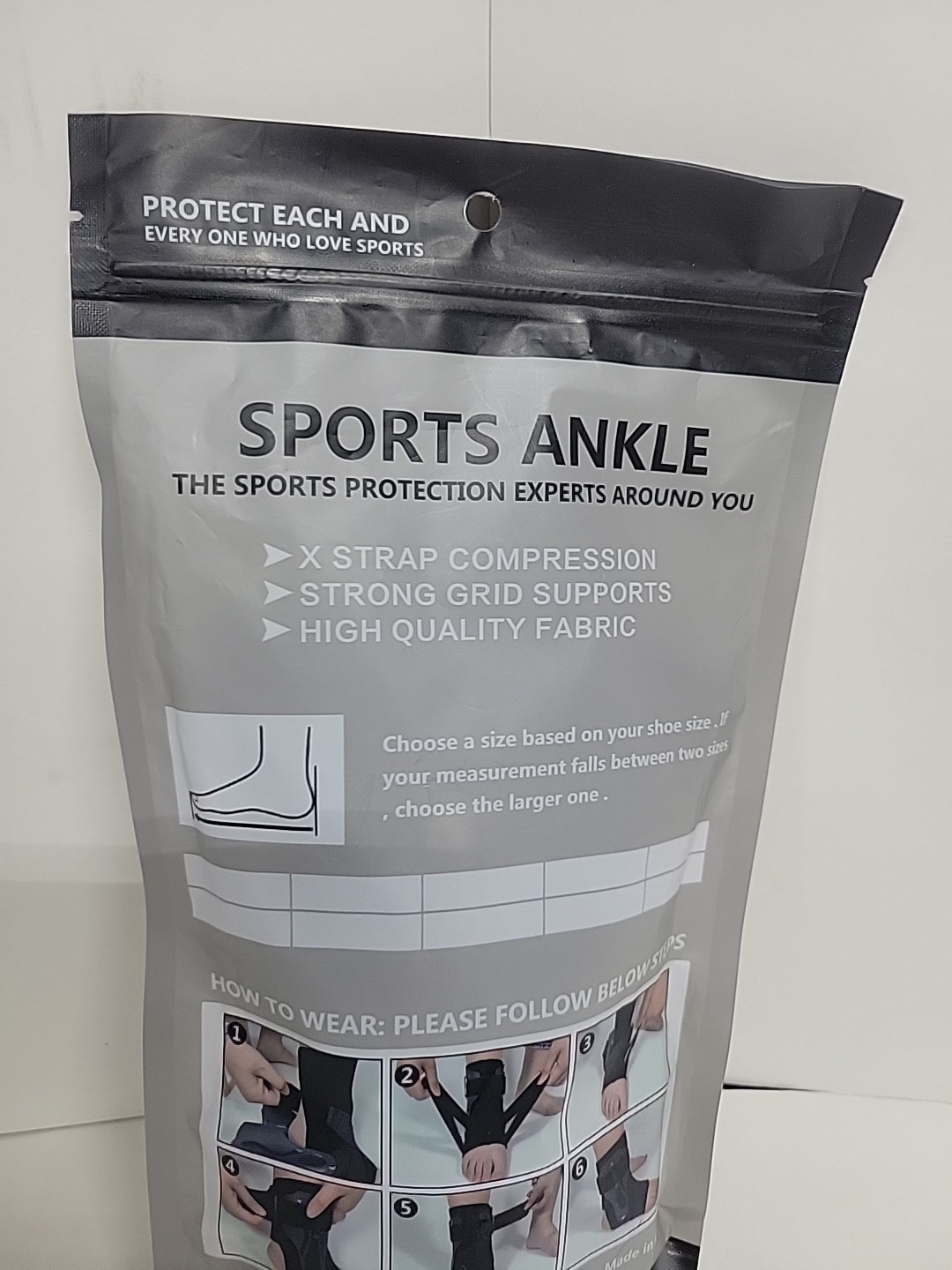 NEW SZ S Sports Ankle Brace Prevents Ankle Rolling Inward/Outward Ankle Protect