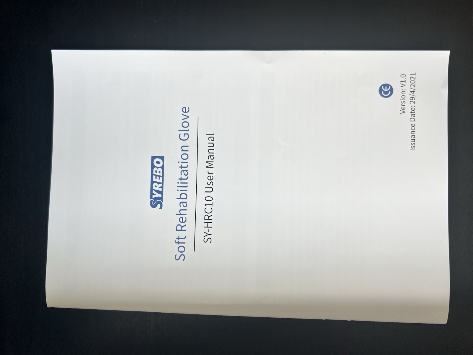 SY-HRC10 Soft Rehabilitation Glove Right Hand Large