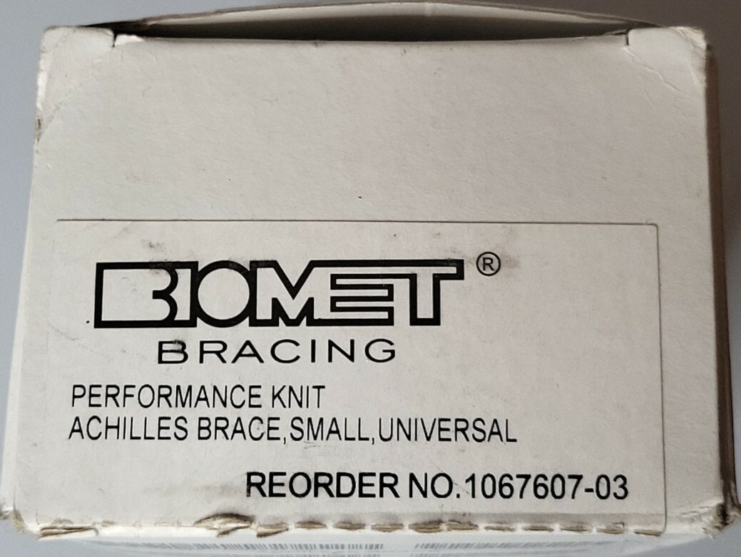Biomet Bracing Performance Knit Universal Achilles Brace ~ Small
