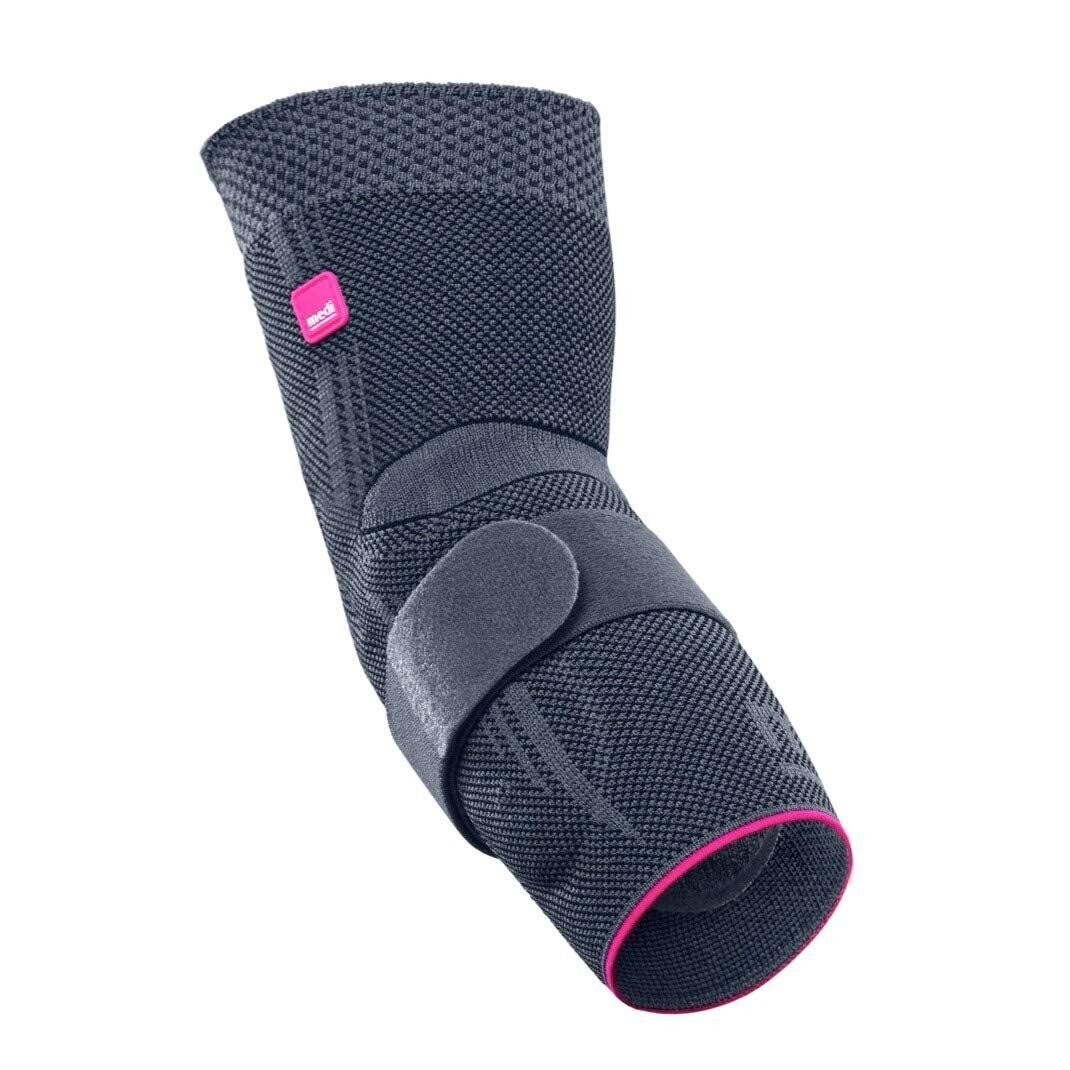 Medi Epicomed Elbow Support w/Accu Pressure Silicone Insert Silver VI K400216