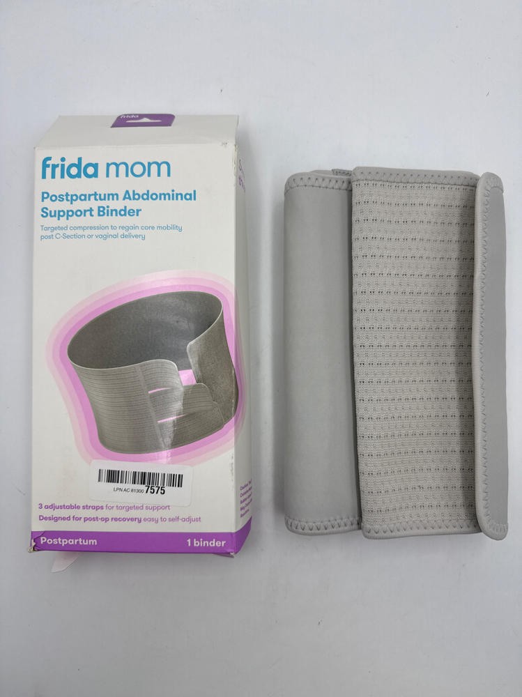 Frida Mom Postpartum Belly Binder: C-Section & Natural Recovery Wrap, 9″ High