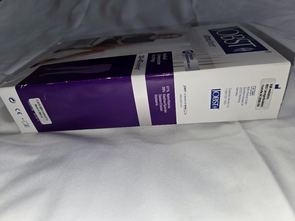 JOBST Ultra Sheer Waist CT 30-40mmHg Suntan M Compression Stockings 121498 J2