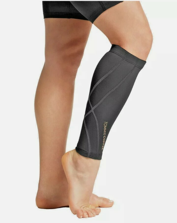 Men & Women Tommie Copper Sport Compression CALF Sleeve Pain Relief.One size S/M