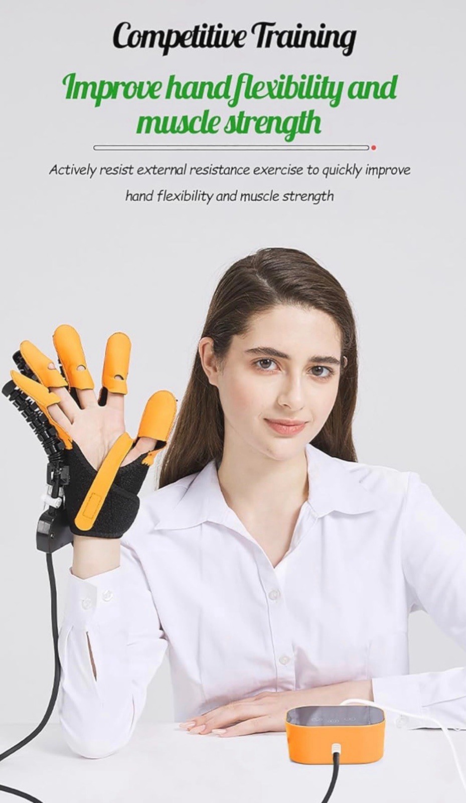 Rehabilitation Robot Gloves Hemiplegia Hand Stroke Recovery Equipment R Hand