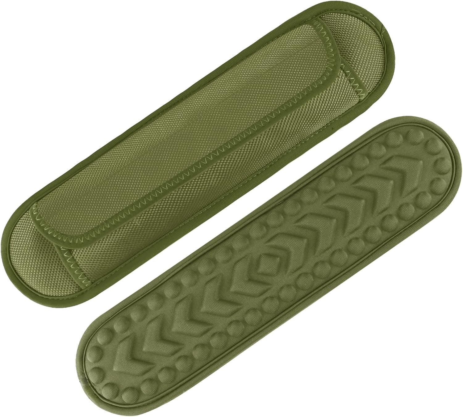 Lightweight 2 Pack Adjustable Shoulder Strap Pads – Stylish Army Green Comfort