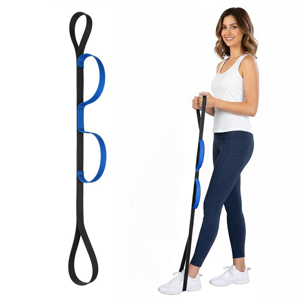 42 Inch Leg Lifter Strap Hand Grip for Adult, Senior, Elderly,Long Legs, Mobi…