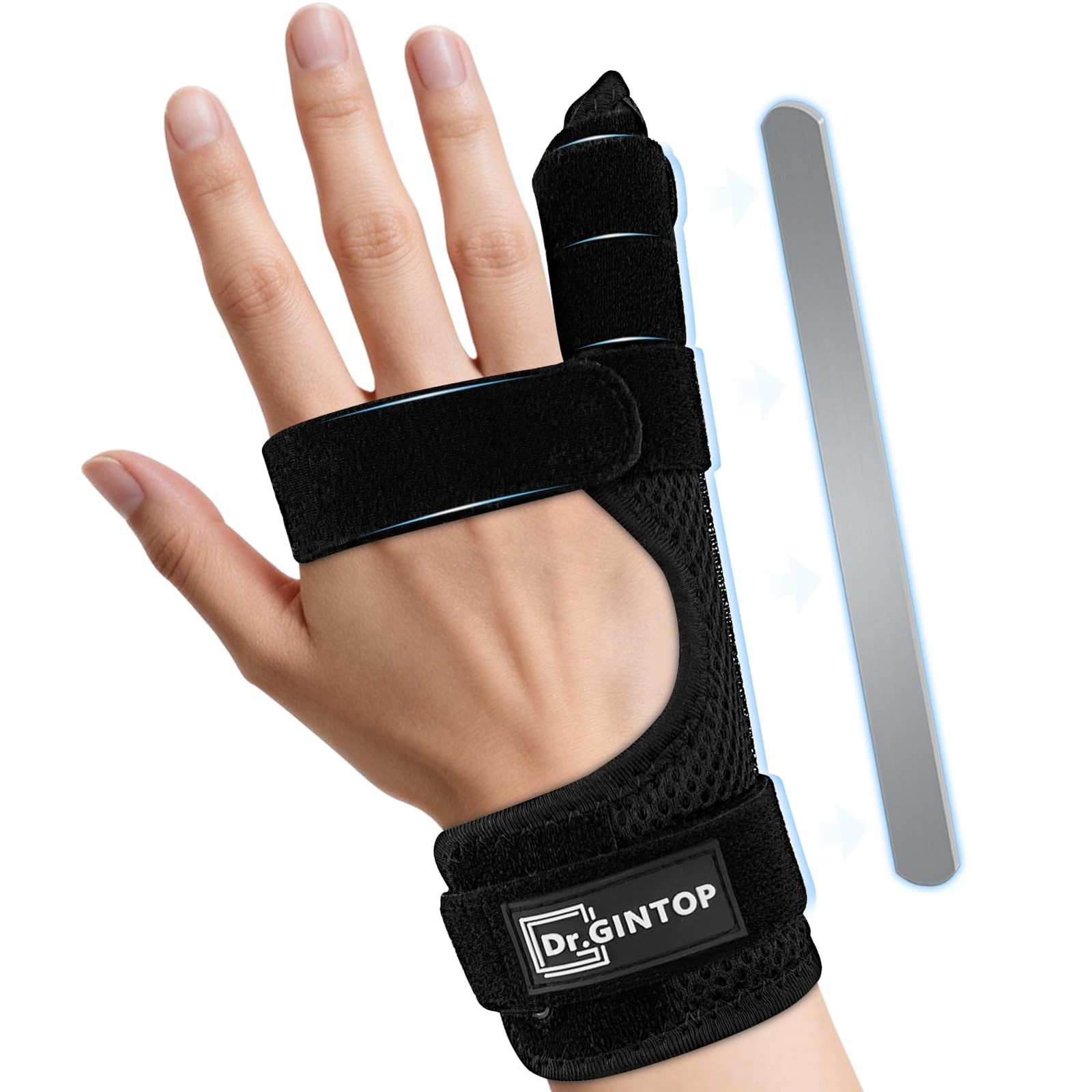 Pinky Finger Splint, Metacarpal Splint Finger Brace for 4th Ring & 5th Little…