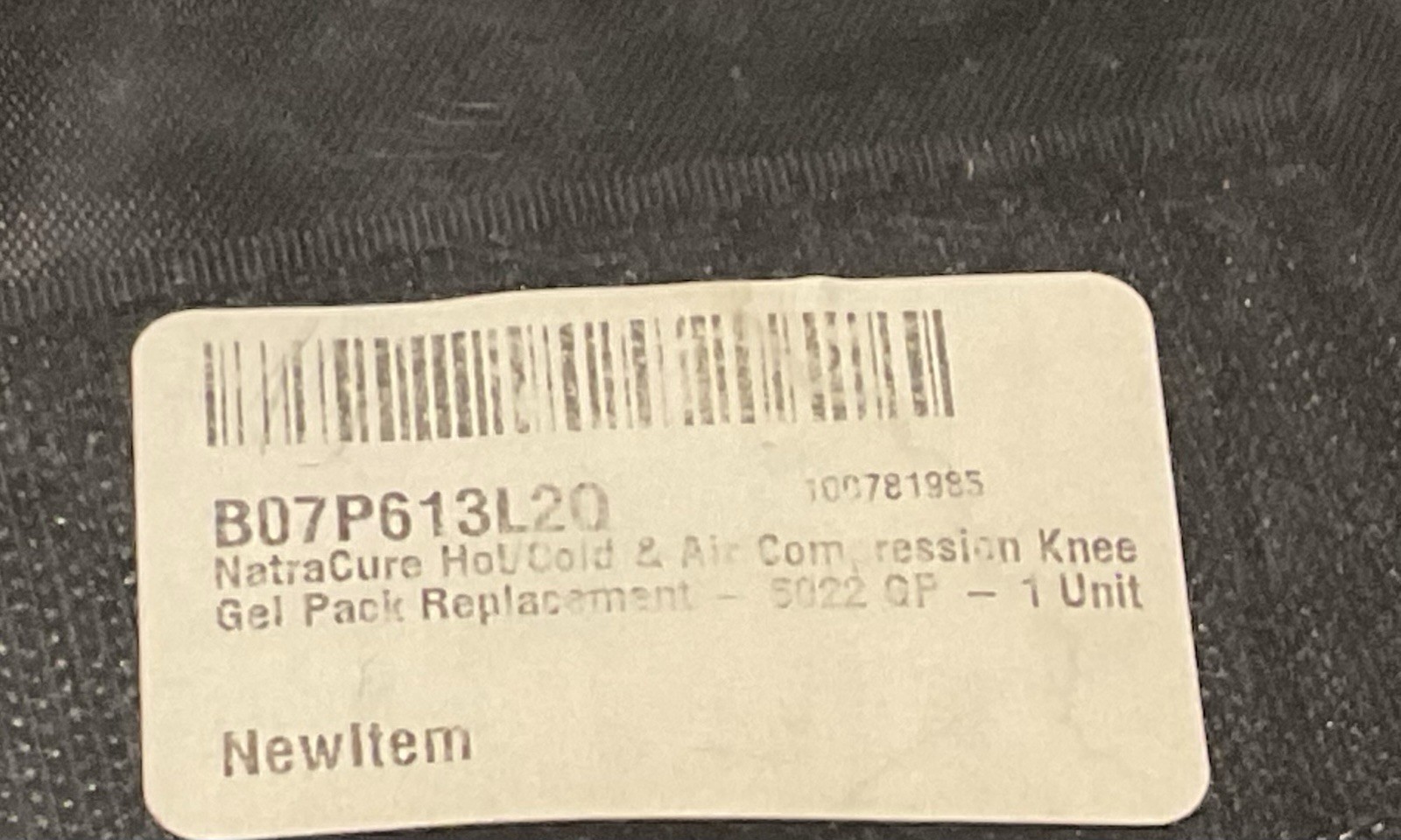 *REPLACEMENT* Solid Gel Pack For Thermo Active Medical Compression Knee Therapy