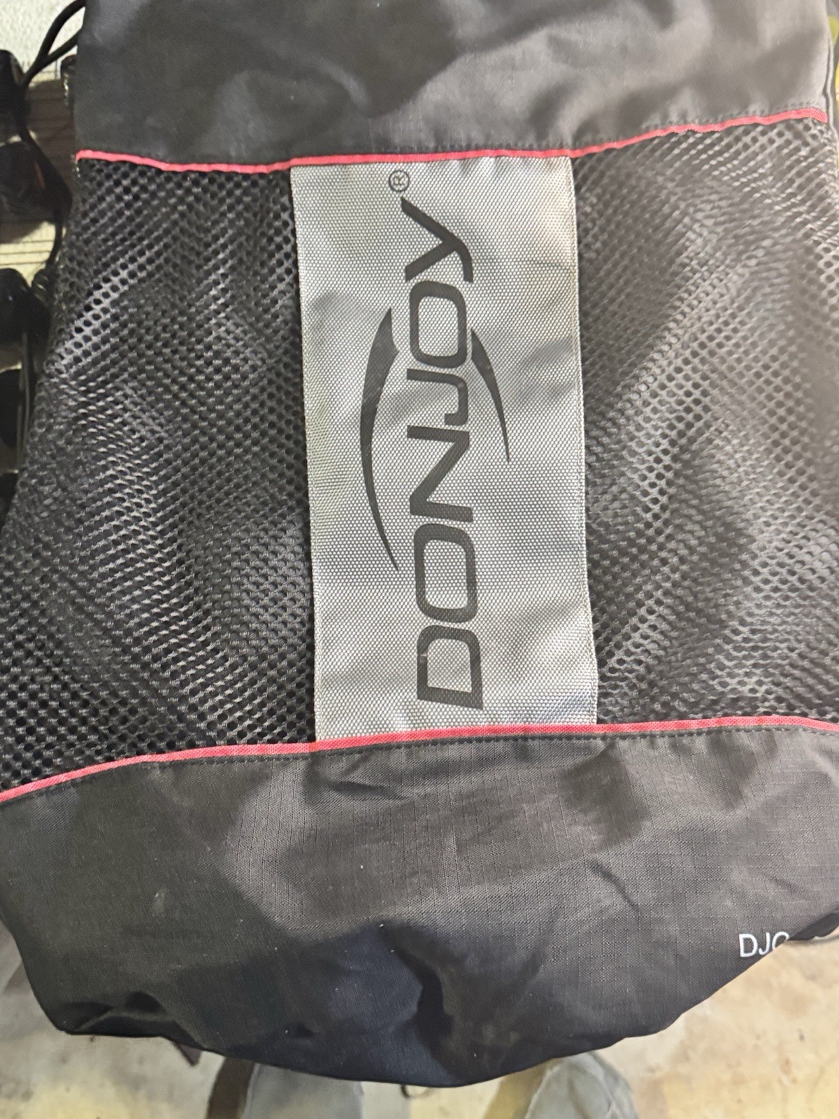 DonJoy Nylon Mesh Shoulder Drawstring Bag Storage Knee Brace Storage
