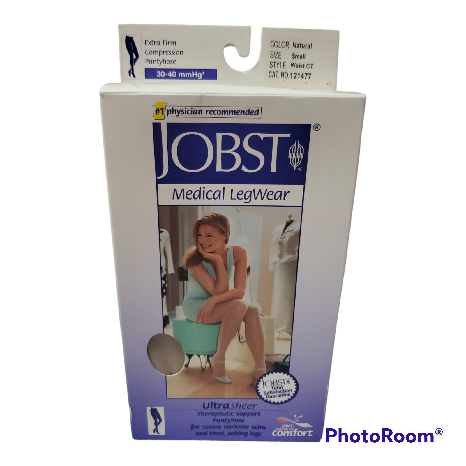 Jobst Womens UltraSheer Compression Pantyhose 30-40 mmhg Supports Stockings Hose