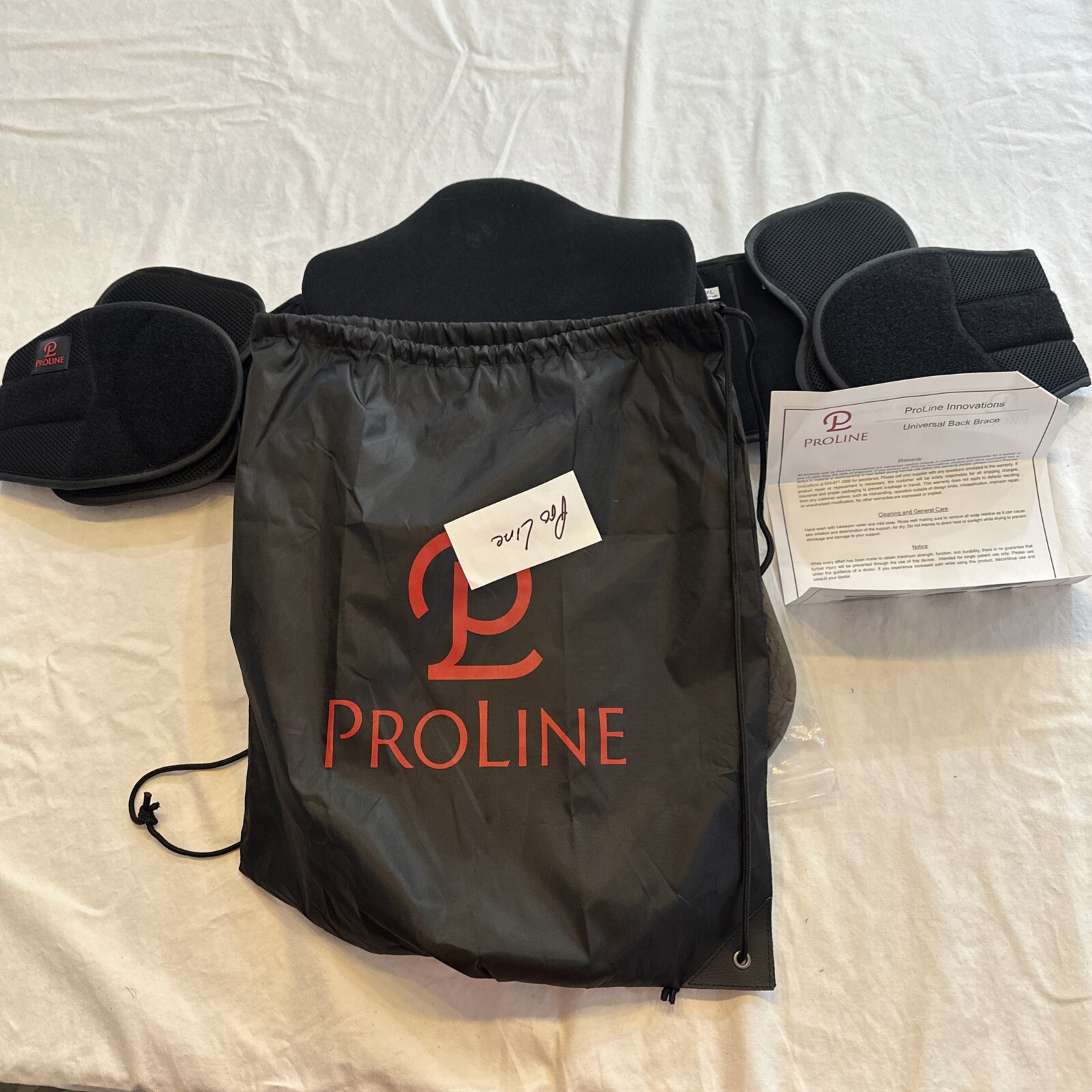 NEW ProLine Innovations Series Back Brace Support Sz Medium To XL