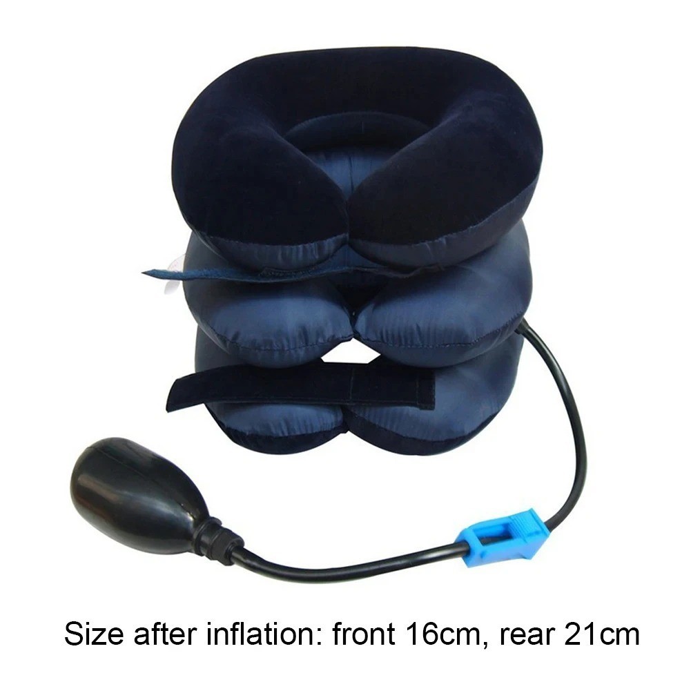 Cervical Neck Traction Device Collar Brace Support Pain Relief Stretcher Therapy