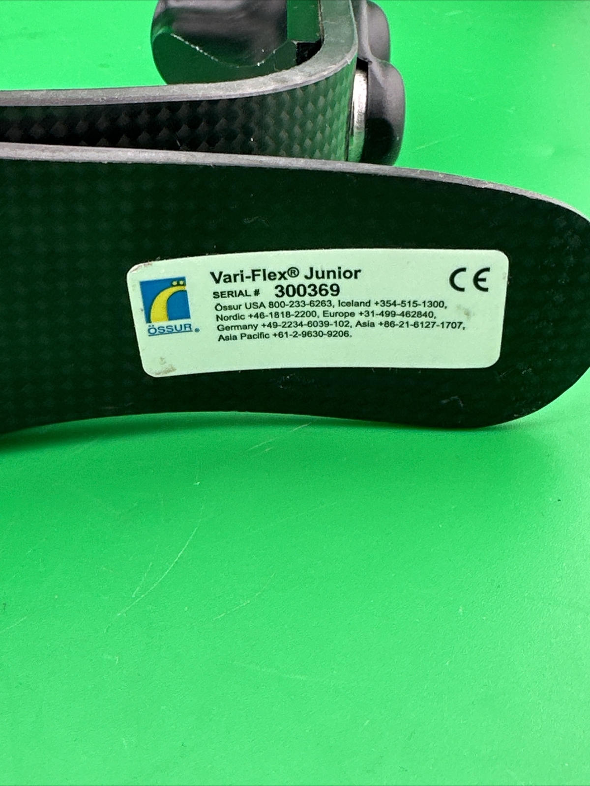 Ossur Junior Vari-flex Variflex Prosthetic Foot. Kid Pediatric Right Foot