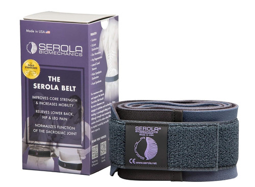 Serola Sacroiliac Belt for SI Joint Dysfunction – (Medium fits 34” to Medium