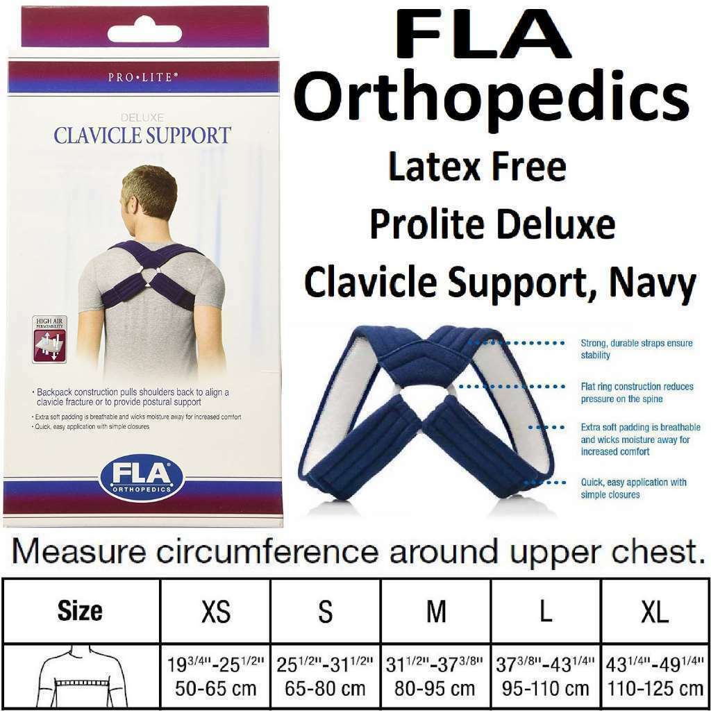 FLA Orthpedics Deluxe Clavicle Support XSmall New old Stock