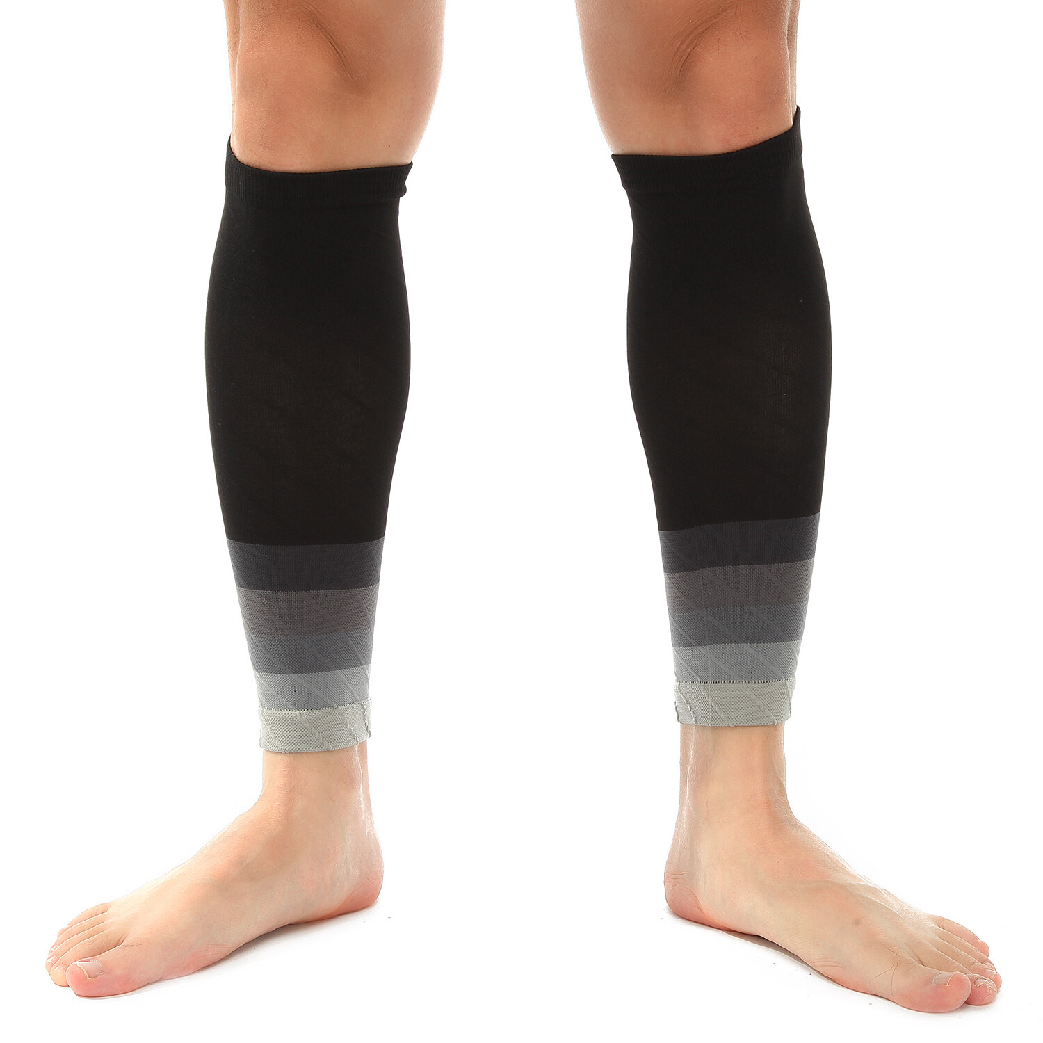Calf Support Graduated Compression Leg Sleeve Sport Socks Outdoor Exercise Pair