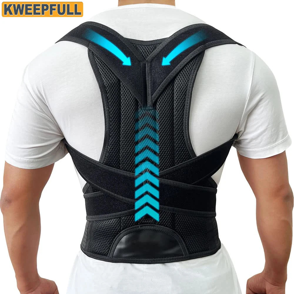 Back Brace Posture Corrector for Women & Men Back Straightener Scoliosis and
