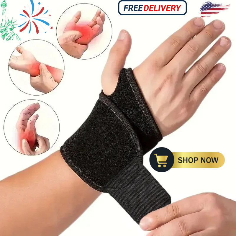 Wrist Hand Brace Support – Carpal Tunnel, Sprain & Arthritis Splint, Left/Right