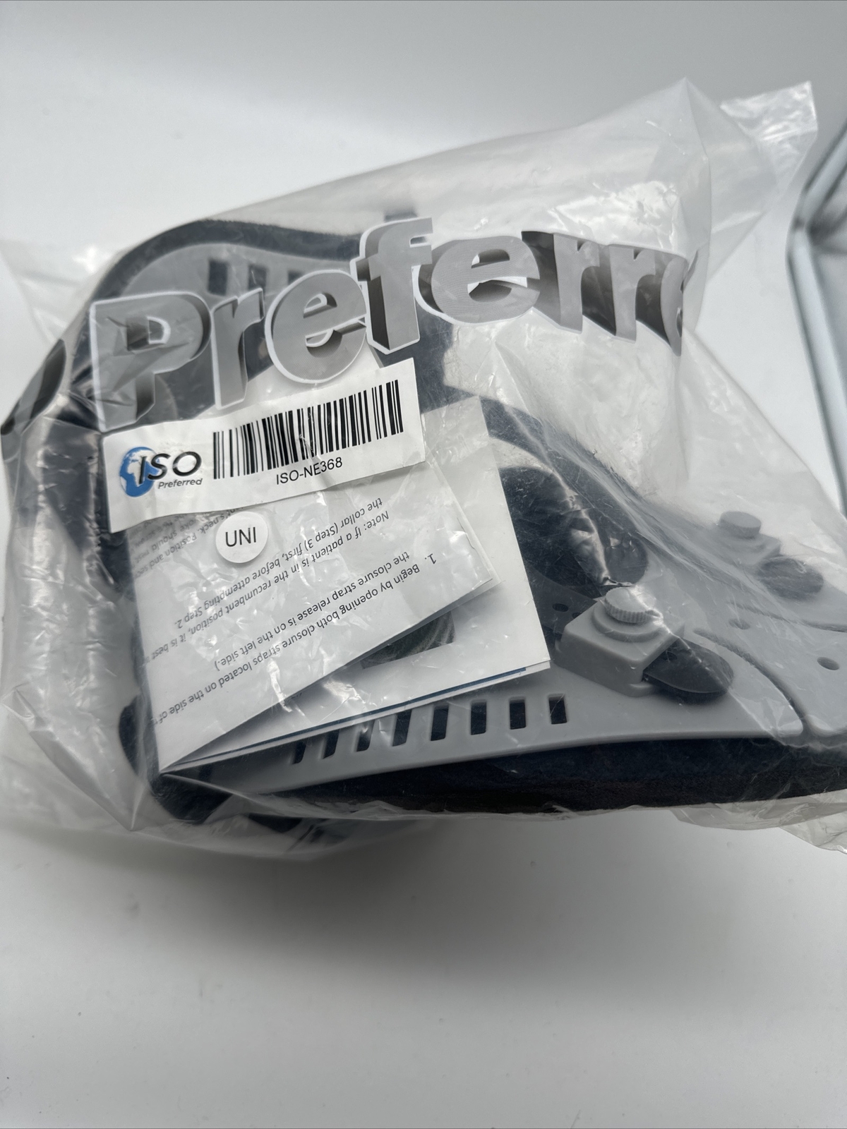 ISO Preferred Cervical Neck Collar Brace Support Univeral One Size ISO-NE368