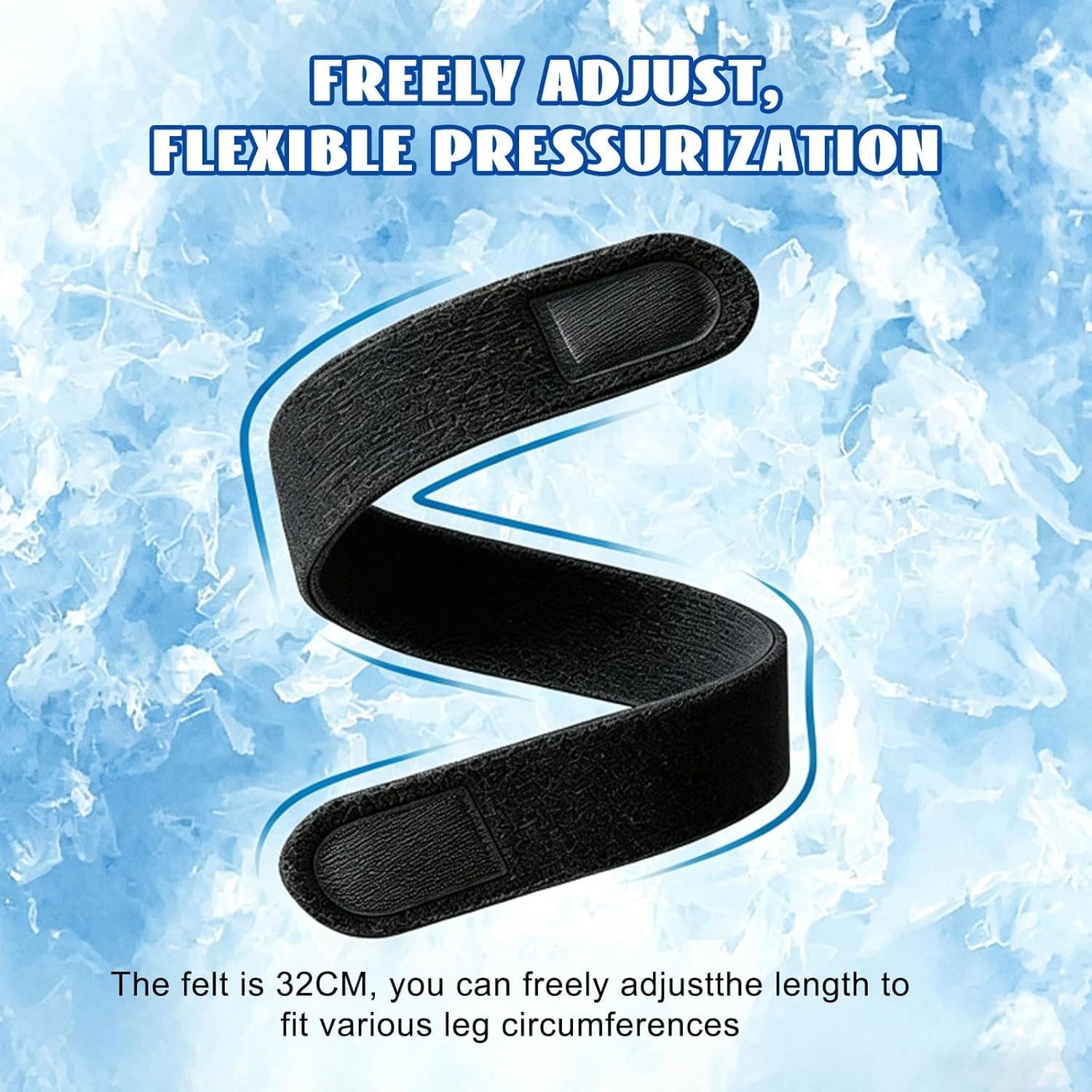 Lightweight Patella Knee Strap Adjustable Compression for Running Gym Daily Wear