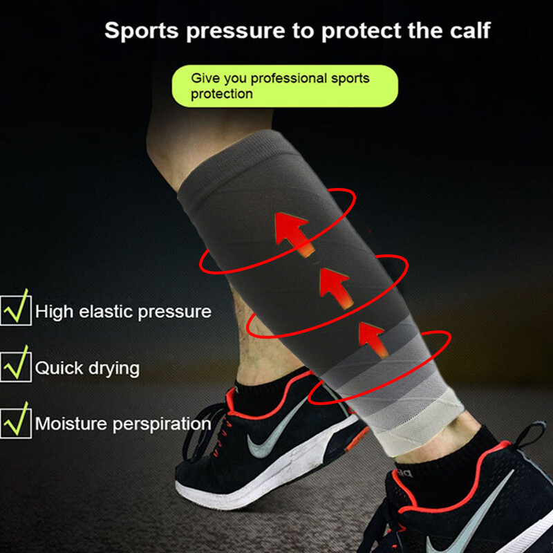 1-2PCS Calf Sleeve Compression Brace Shin Splint Leg Support Lower Muscle Pain