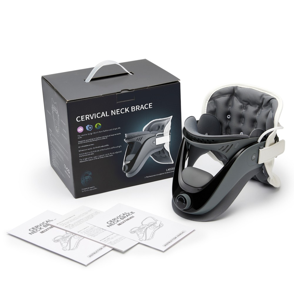 Cervical Neck Traction Device 5 Airbag Neck Stretcher Brace Pain Relief Adjust