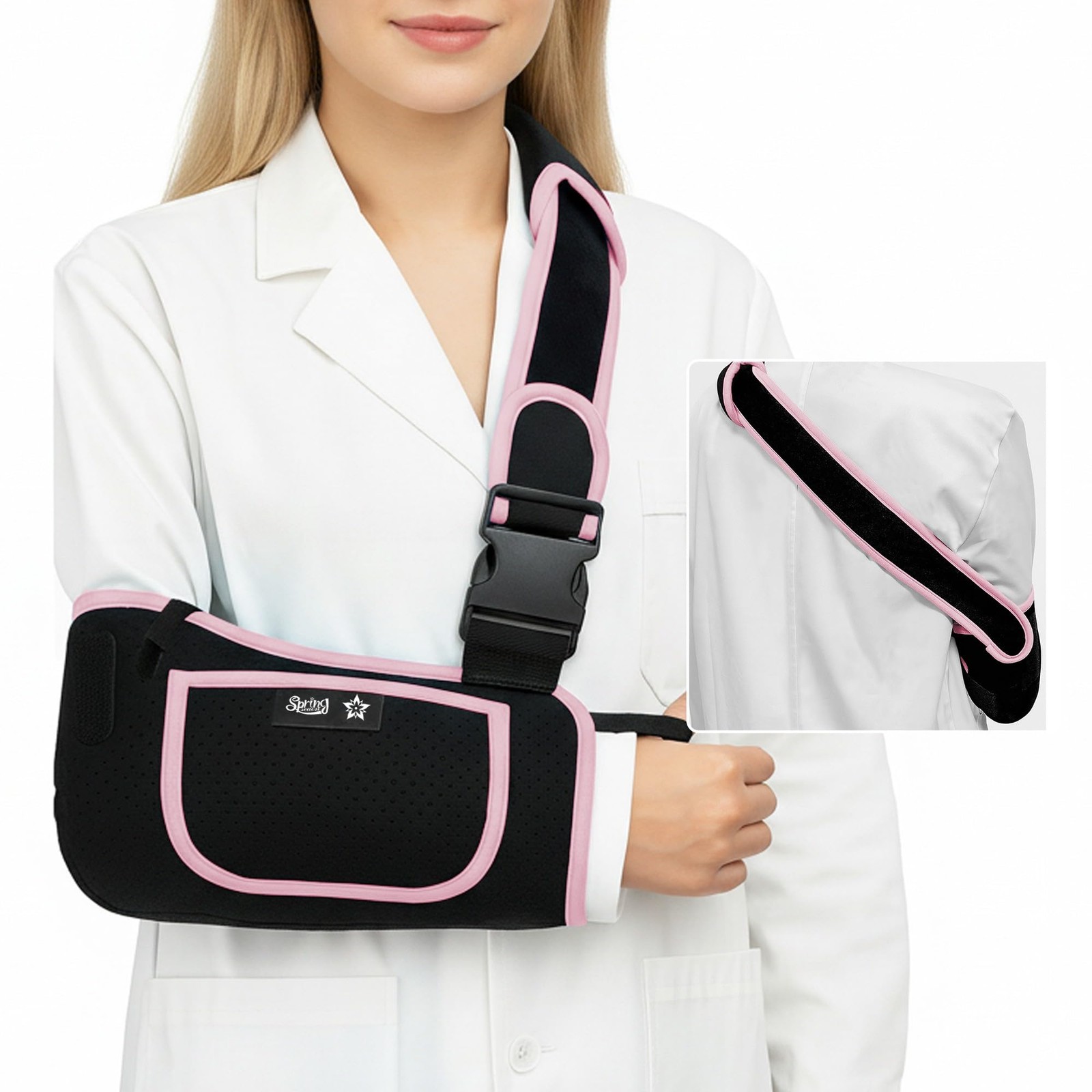 Arm Sling Shoulder Immobilizer Rotator Cuff Support Brace Adjustable Injury