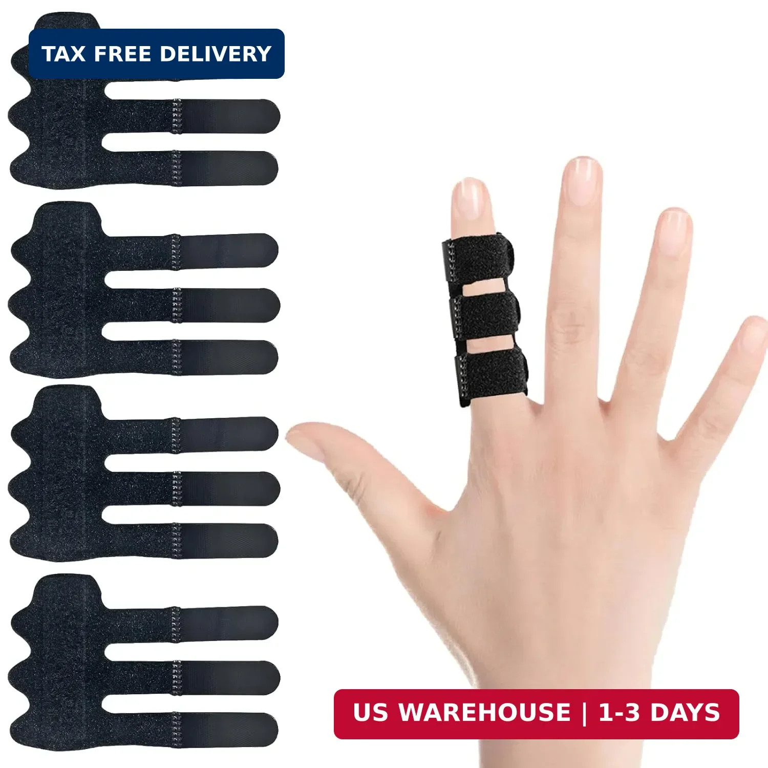 Finger Brace 4PCS Universal Trigger Finger Splint for Knuckle Immobilization,Art