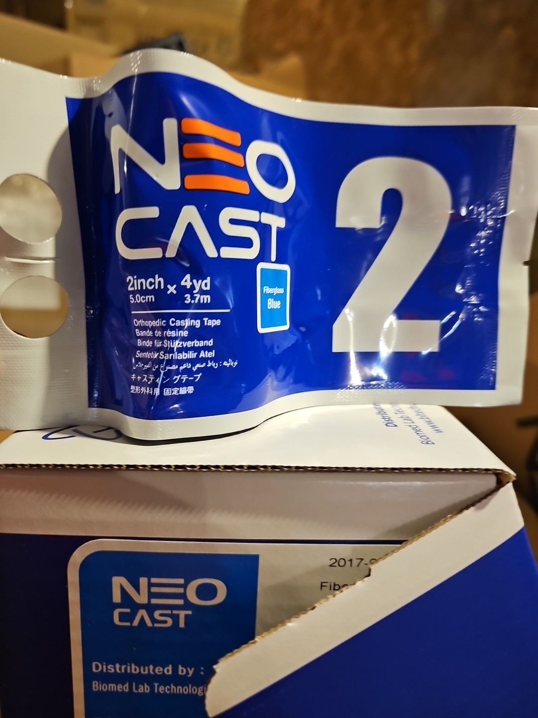 Neo Splint 2 Fiberglass Orthopedic Splint Casting Tape – 2″ x 4yd Roll 10 Rolls