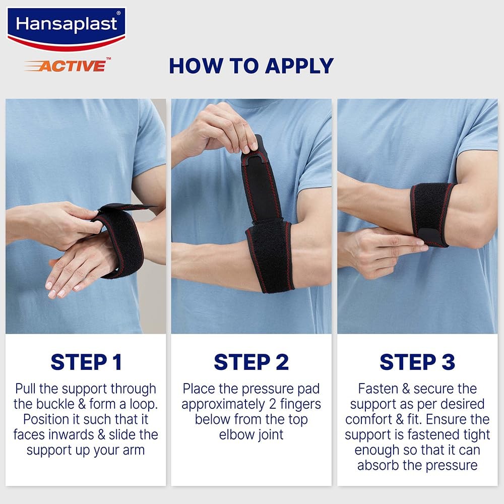 Hansaplast Active Tennis Elbow Support for Men & Women 1 Unit